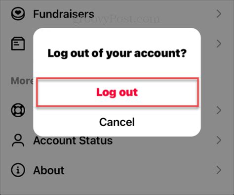 10. Log Out and Sign Back In