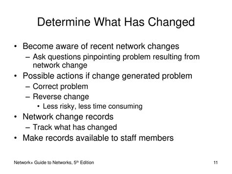 10. Make Additional Network Changes