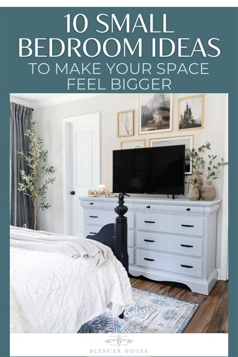 10. Make a small bedroom feel bigger