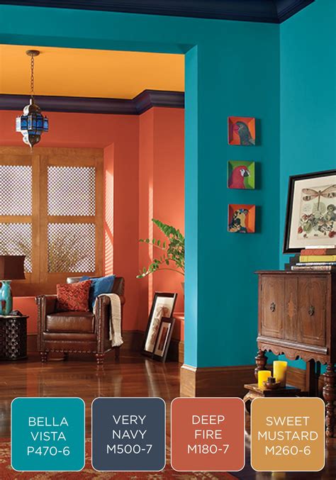 10. Make a statement with a bold color scheme