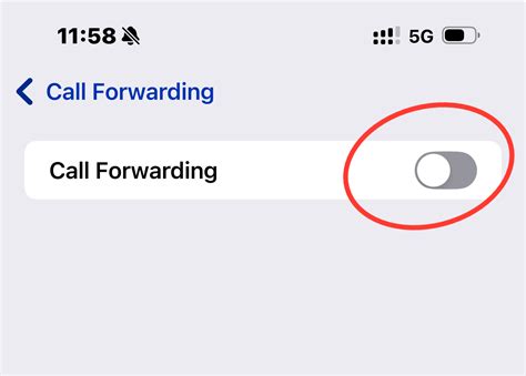 10. Make sure Call Forwarding is off