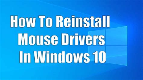 10. Reinstall Mouse/Touchpad Drivers