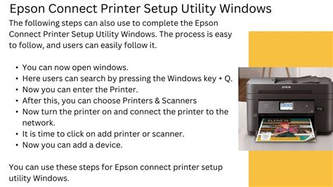 10. Run the Printer’s Utility Software