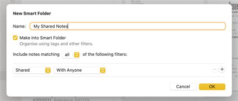 10. Shared Notes folder