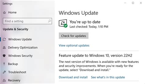 10. Update Windows