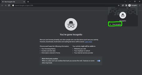 10. Use incognito mode in the browser