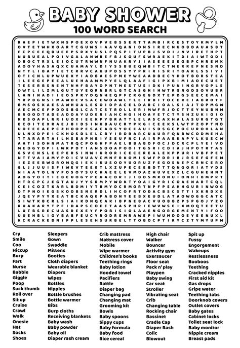 100 Word Word Searches Printable