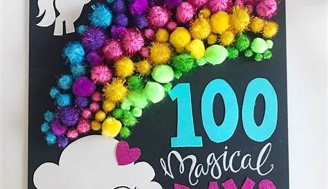 100 Days Decoration Creatively Quirky At Home Of School!