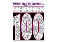 100 Days Of School Activities For First Grade