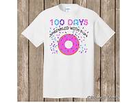 100 Days Of School Donut Shirt