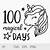 100 days of school unicorn