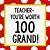 100 grand teacher appreciation printable