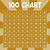 100 grid chart printable