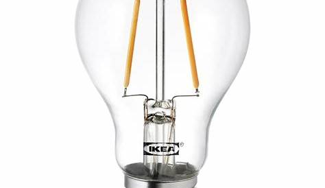 100 Lumens Led Bulb LUNNOM LED E27 Lumen, Dropshaped Clear IKEA