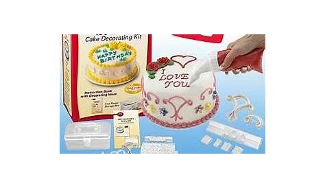 100 Piece Cake Decorating Kit with Instruction Book