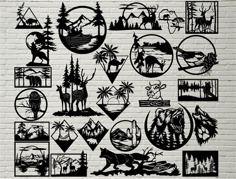 Download 100 Craft Bundle Designs Silhouette DXF Files