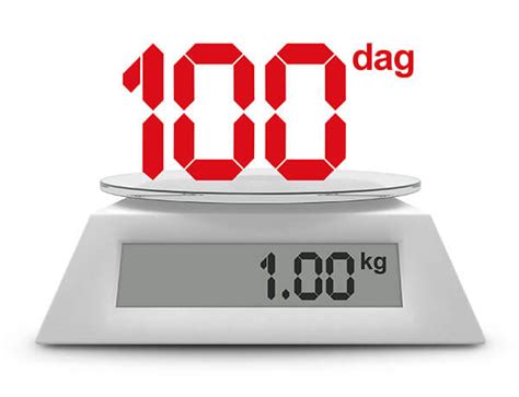 100 Dag To Ile Kg