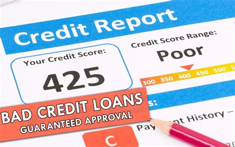 100 Percent Approval Loans For Bad Credit