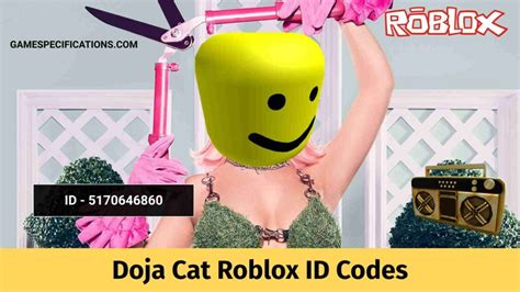 100 Popular Doja Cat Roblox ID Codes