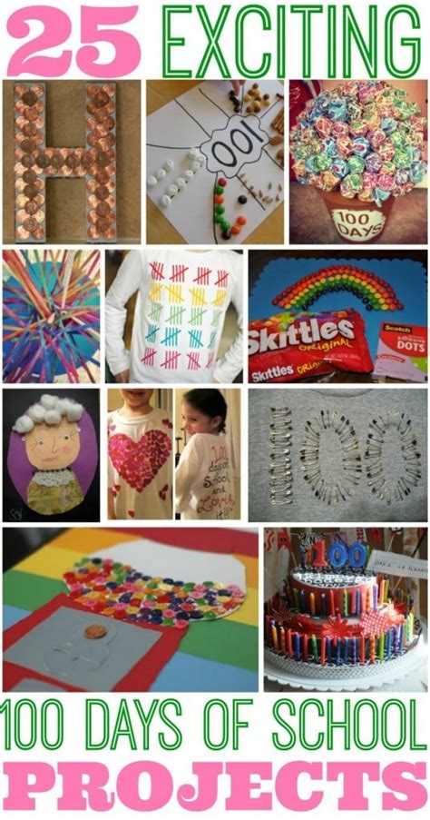 100 days of school project idea