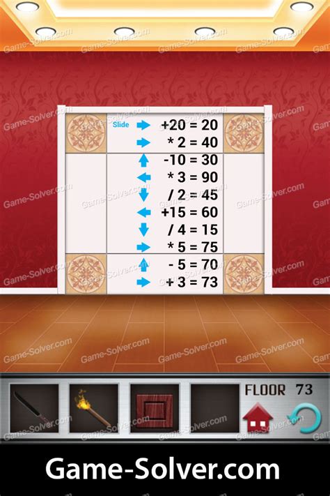 100 Floors Level 73 Walkthrough Android
