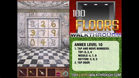 100 Floors Walkthrough