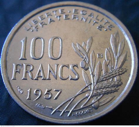 100 francs 1957 valeur