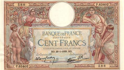 100 francs en ancien francs