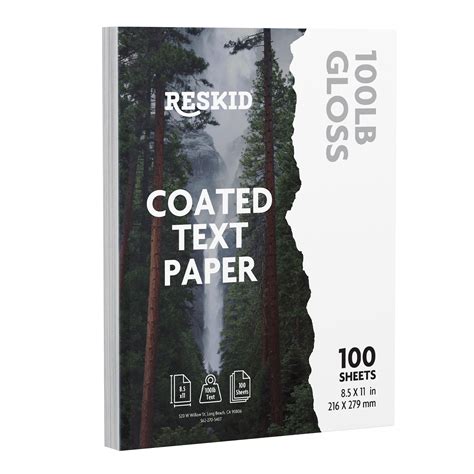 100 Gloss Text Paper