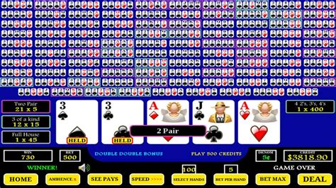 100 play video poker play for fun