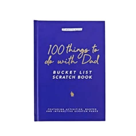 100 Things To Do With Dad Bucket List Scratch Book