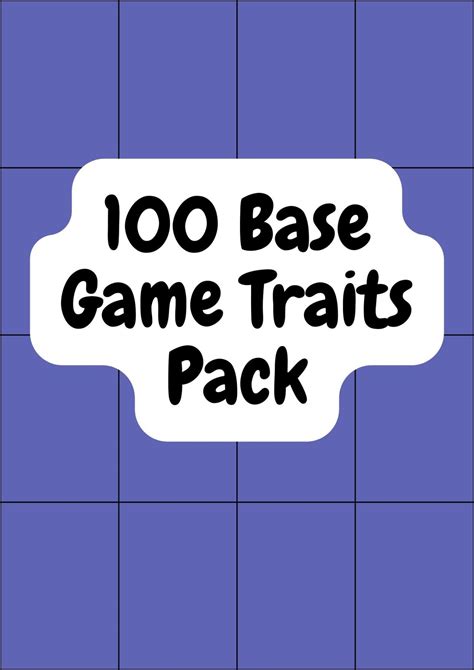 100 Base Game Traits v2 ABRIL 2022