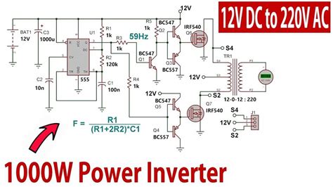 Unlocking Power: Discover the 1000 W Inverter Circuit Diagram Mastery!