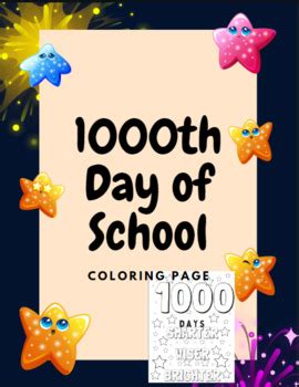 1000 Day School Printable