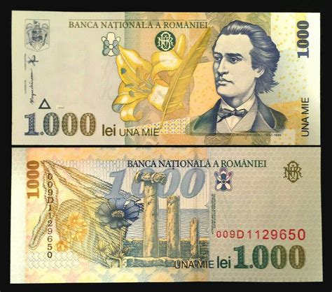 1000 romania currency to naira