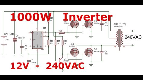 12 Volt 1000 Watt Power Inverter Design Process
