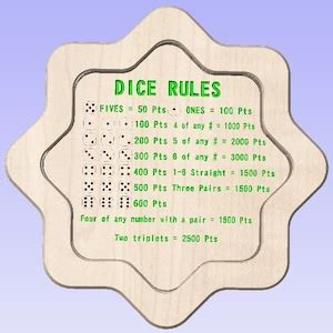 10000 Dice Game Prison Rules Printable