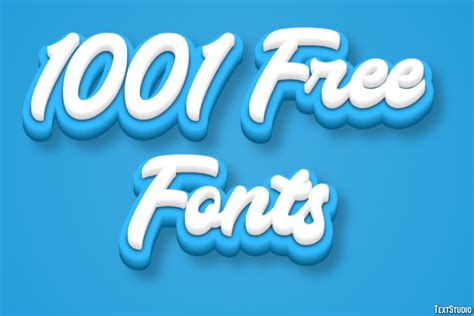 1001 Free Fonts