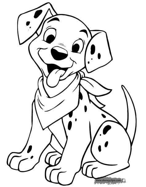 101 dalmatians bathing coloring pages for kids, printable free