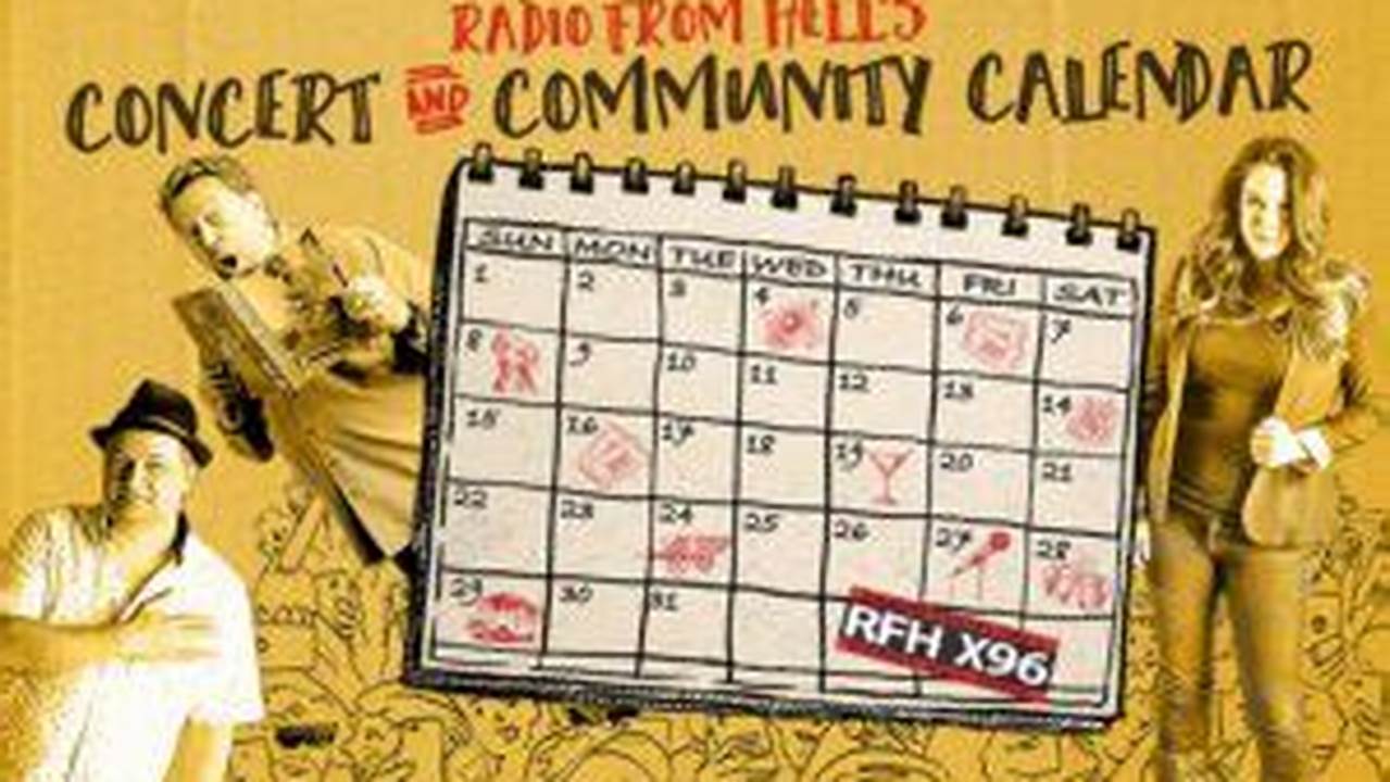 105.9 The X Concert Calendar