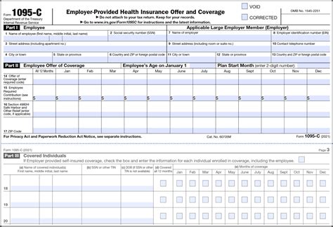 1095 form instructions for employers