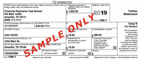1098 form for taxes