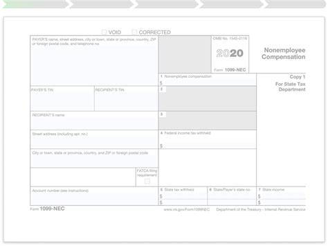 1099 Nec Template Excel