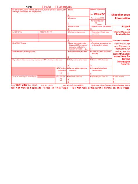 1099 free irs printable blank forms for 2022