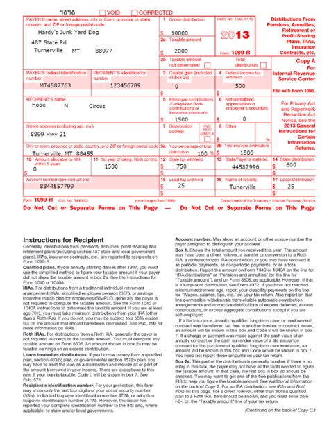 1099 r tax form printable