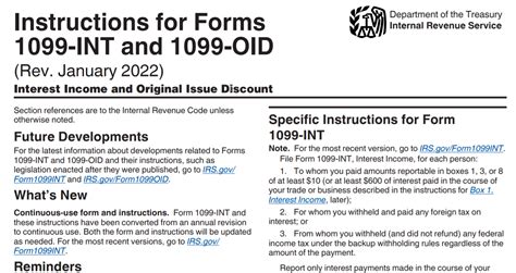 Complete Guide to IRS Form 1099INT Instruction & Deadline