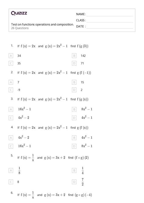 Unlock Math Mastery with 10th Grade Math Worksheets and Answer Keys!