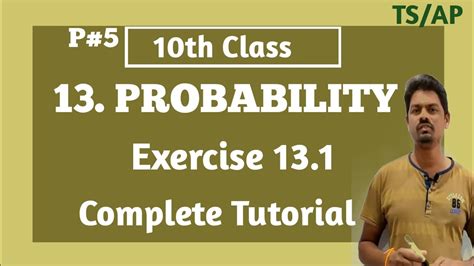 10th class maths probability exercise 13.1 solutions