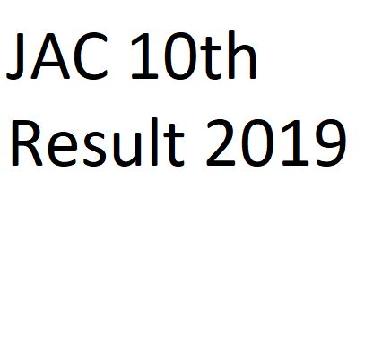 10th jac result 2019