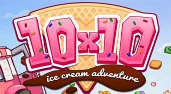 10x10 Ice Cream Adventure Jogo Gratuito Online FunnyGames